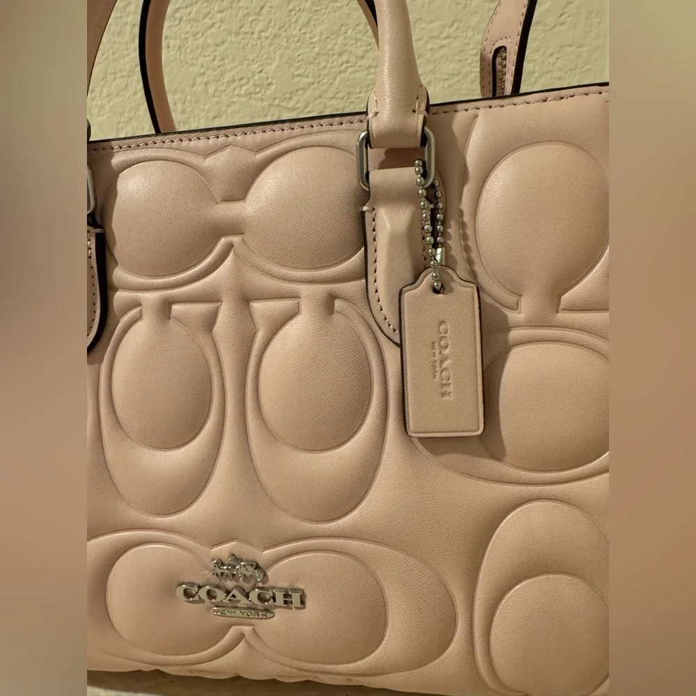 Coach Maggie Small Tote Bag Baby Pink Blush NWT